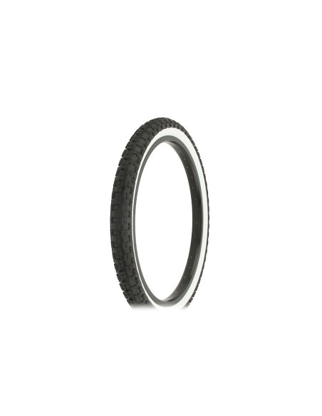 Tire 20 x 2.125 Black/White Side Wall HF-143G.
